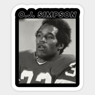 O.J. Simpson Sticker